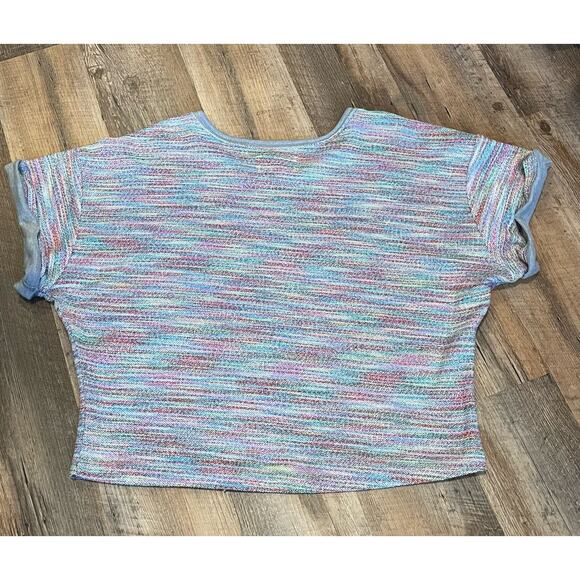 Saturday Sunday by Anthropologie LARGE Aphra Space Dyed knit top - Picture 2 of 9